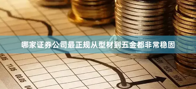 哪家证券公司最正规从型材到五金都非常稳固